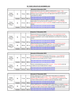 Novembre - RC Th&egrave;ze