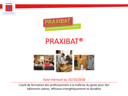 Les formateurs plateaux habilités PRAXIBAT