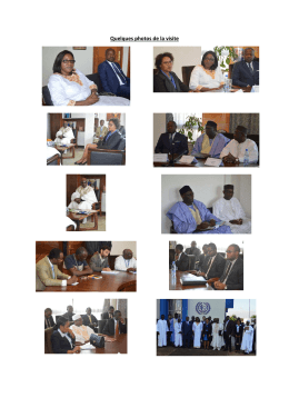 Visite de Mme la PCA Cradat