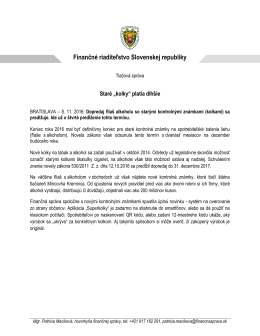 Finančn&eacute; riaditeľstvo Slovenskej republiky