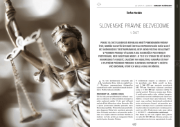 slovenské právne bezvedomie