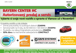 Akcie na November - Bayern Center HC, sro