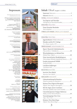 3 Impressum - Pressburger Zeitung