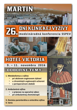 medzin&aacute;rodn&aacute; konferencia SSPEV 9. &ndash; 11. novembra 2016