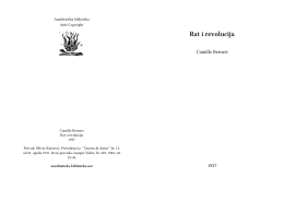 Rat i Revolucija - Anarhistička biblioteka