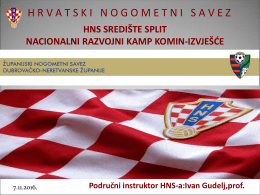 Nacionalni razvojni kamp HNS-a u Kominu