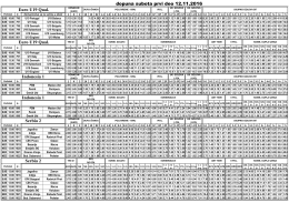 dopuna subota prvi deo 12.11.2016 Euro U19 Qual.