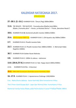 Race Calendar 2017.