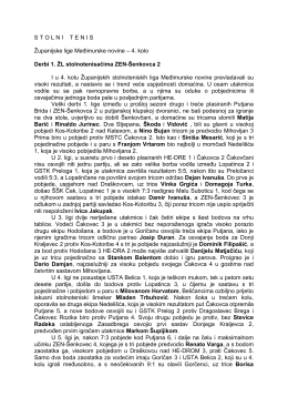 STOLNITENIS Županijske lige Međimurske novine