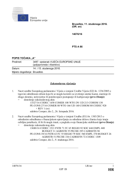 14076/16 LR/mr 1 GIP 1B Zakonodavna vijećanja 1. Nacrt uredbe