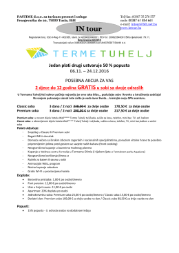 Jedan plati drugi ustvaruje 50 % p