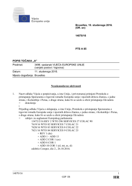 14070/16 1 GIP 1B Nezakonodavne aktivnosti 1. Nacrt odluke