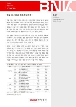 미국 대선에서 통화정책으로
