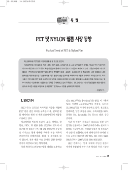 PET 및NYLON 필름시장동향