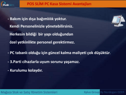 Posslim Yazılım Tanıtım
