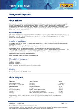 Teknik Bilgi F&ouml;y&uuml; Penguard Express