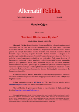 Feminist Uluslararası İlişkiler