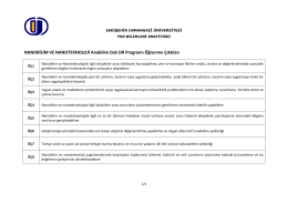 DR - Fen Bilimleri Enstit&uuml;s&uuml; - Eskişehir Osmangazi &Uuml;niversitesi