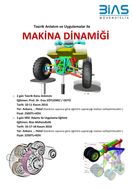 makina dinamiği