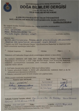 Elma &Uuml;reticilerin Pazarlama Etkinliğinin Belirlenmesi &Uuml;zerine Bir