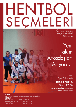 Yeni Takım Arkadaşları Arıyoruz!