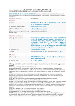 büro temizliği ve odacılık hizmetleri