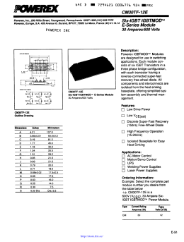 CM30TF-12E - Datasheet.Directory