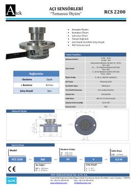 RCS 2200 - ALFA ELEKTRONİK