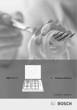 tr Kullanma Kılavuzu NMU 2121 LT