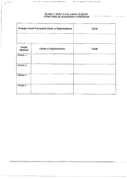 G&ouml;r&uuml;ş Bildirim Formu (1 sayfa)