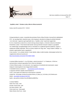 Gy ql &ouml;llek, ember! P &eacute;nteken &uacute;j klip a Words of Blood