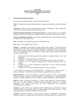 &Aacute;SZF 2016. r-time