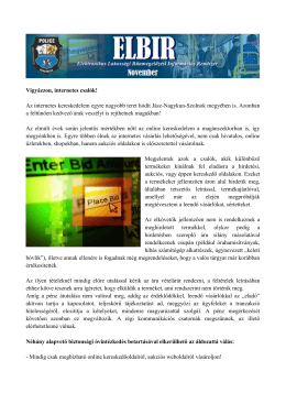 Vigyázzon, internetes csalók! Az internetes kereskedelem egyre