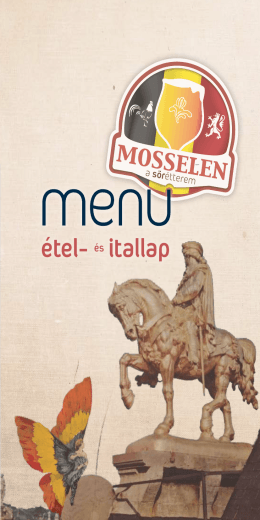 Étlap letöltése