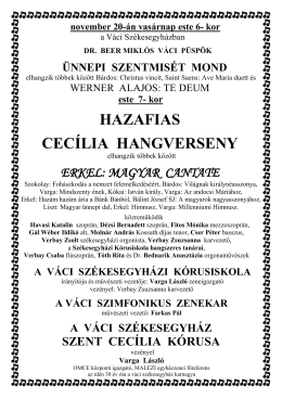 November 22-&eacute;n vas&aacute;rnap este 6