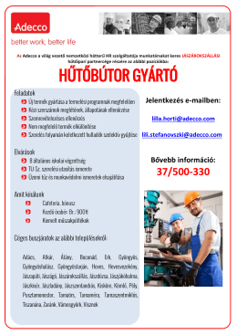 HŰTŐB&Uacute;TOR GY&Aacute;RT&Oacute;