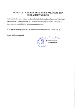 Hivatalos &eacute;rtes&iacute;tő