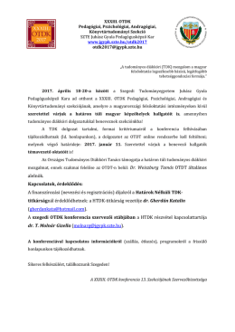 T&Aacute;J&Eacute;KOZTAT&Oacute; let&ouml;lt&eacute;se