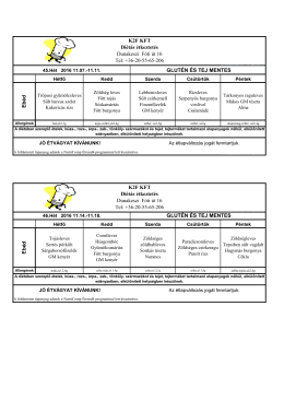 Glut&eacute;n- &eacute;s tejmentes