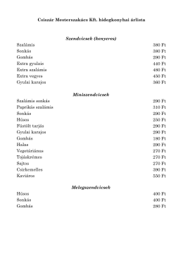 Hidegkonyhai árlistánk letöltése itt!