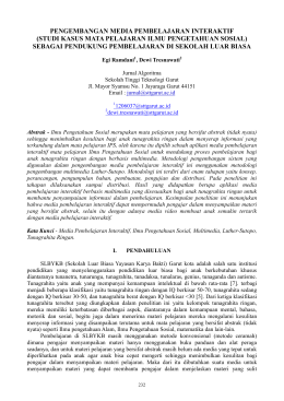 pengembangan media pembelajaran interaktif - Jurnal STT