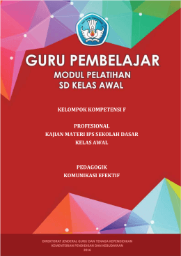 Modul F - Dinas Pendidikan Pemuda dan Olahraga – Kabupaten