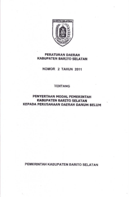 perda-no-2-tahun-2011 - BPK RI Perwakilan Provinsi Kalimantan