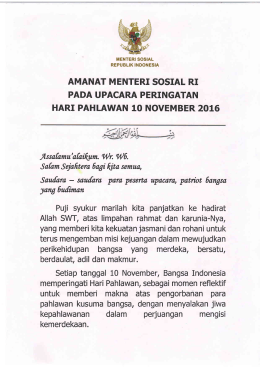 kepahlawanan dalam perjuangan mengisi