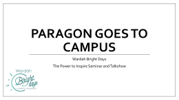 Paragon goes to campus