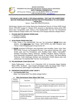 BADAN NASIONAL PENEMPATAN DAN