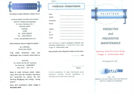 Predictive and Preventive Maintenance