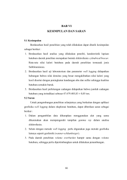bab vi kesimpulan dan saran