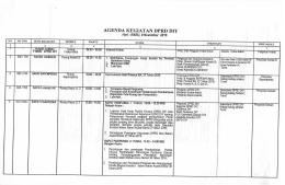 Page 1 AGENDA KEGIATAN DPRD DIY Hari : RABU, 9 November