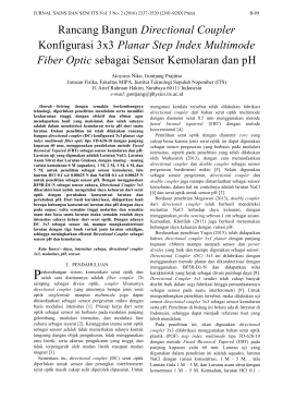 Directional Coupler - Institut Teknologi Sepuluh Nopember